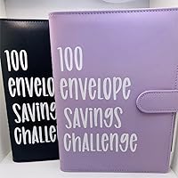 Vista 6 de Carpeta de desafío de 100 sobres – Libro de desafíos de ahorro 2023 con sobres, carpeta de 100 sobres, desafío de ahorro de dinero, manera fácil