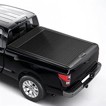 Retractable Truck Bed Tonneau Cover Compatible with 2017-2024 Nissan Titan 5.6' /67" Hard Truck Bed Cover Key Lock