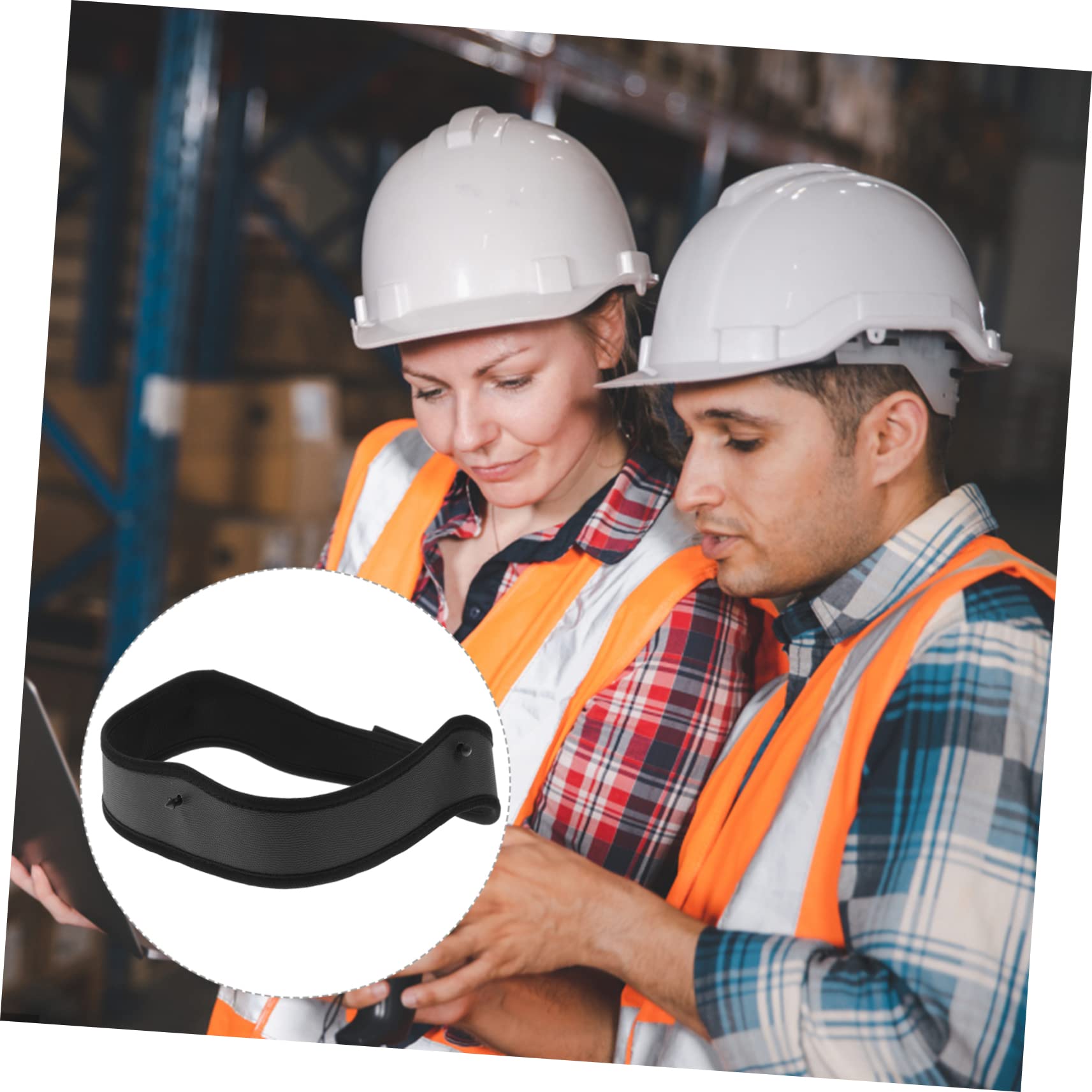 Hemobllo 12piezas Almohadillas para Casco Duro Bandas De Sudor Transpirables Forro De Seguridad para Casco Accesorios para Protección Laboral