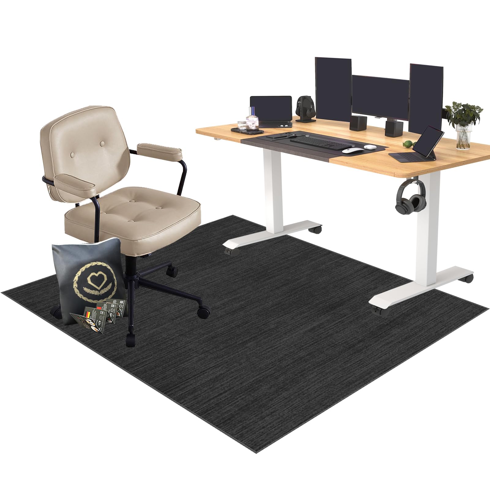 Tapis de chaise de jeu ultra durable pour la protection du sol en textile