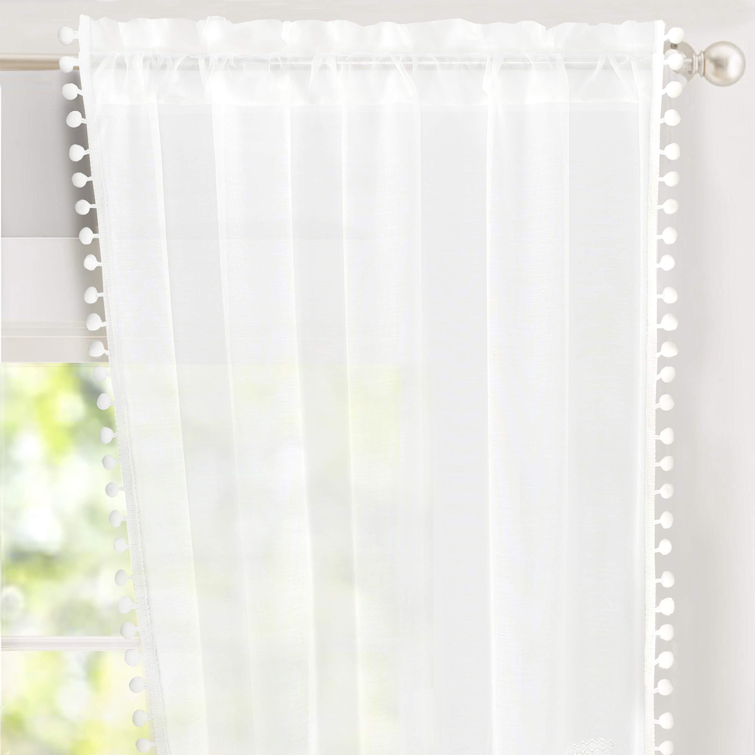 Nursery White Curtains Curtains & Drapes