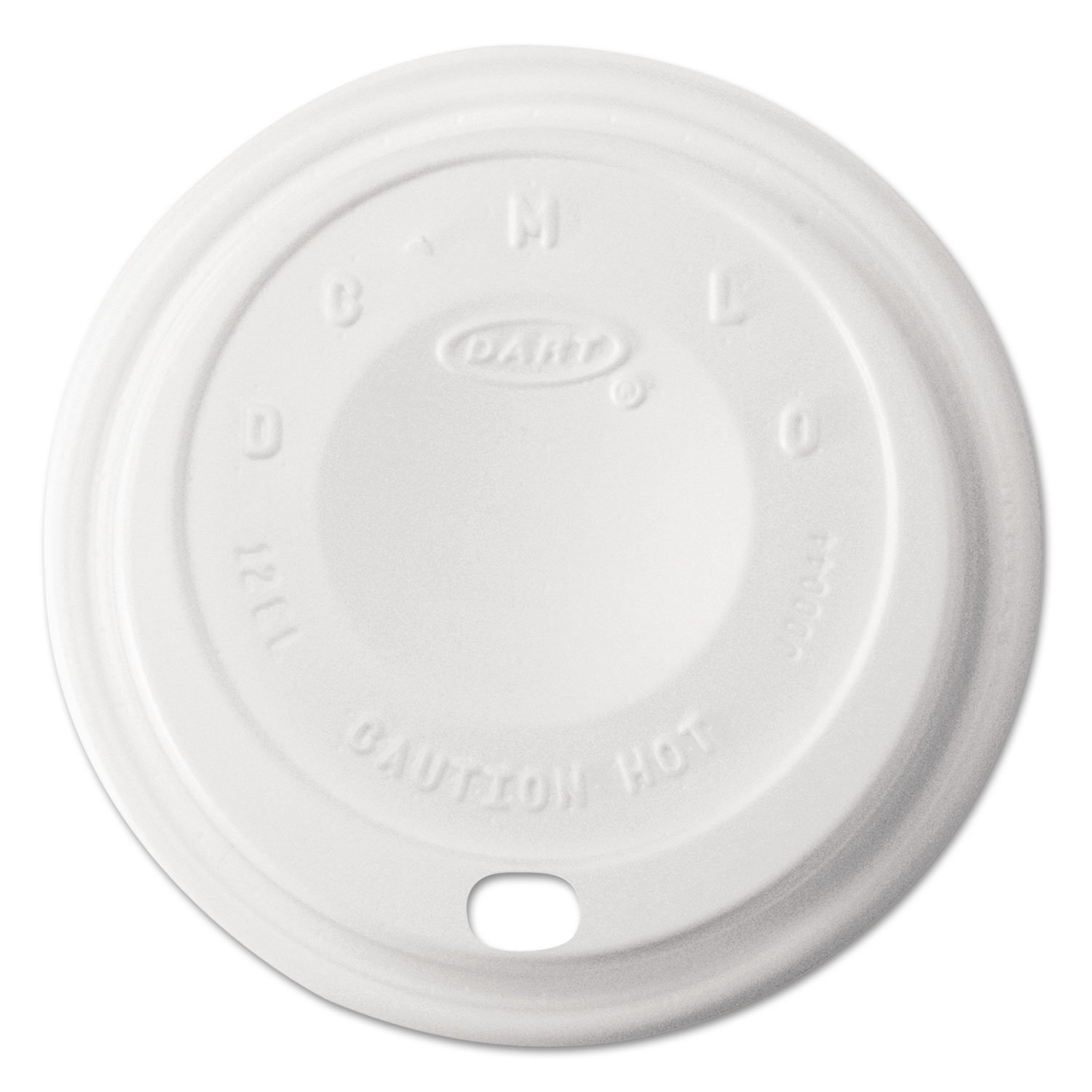 Amazon.com: Dart 12EL Cappuccino Dome Sipper Lids, 12 oz, White