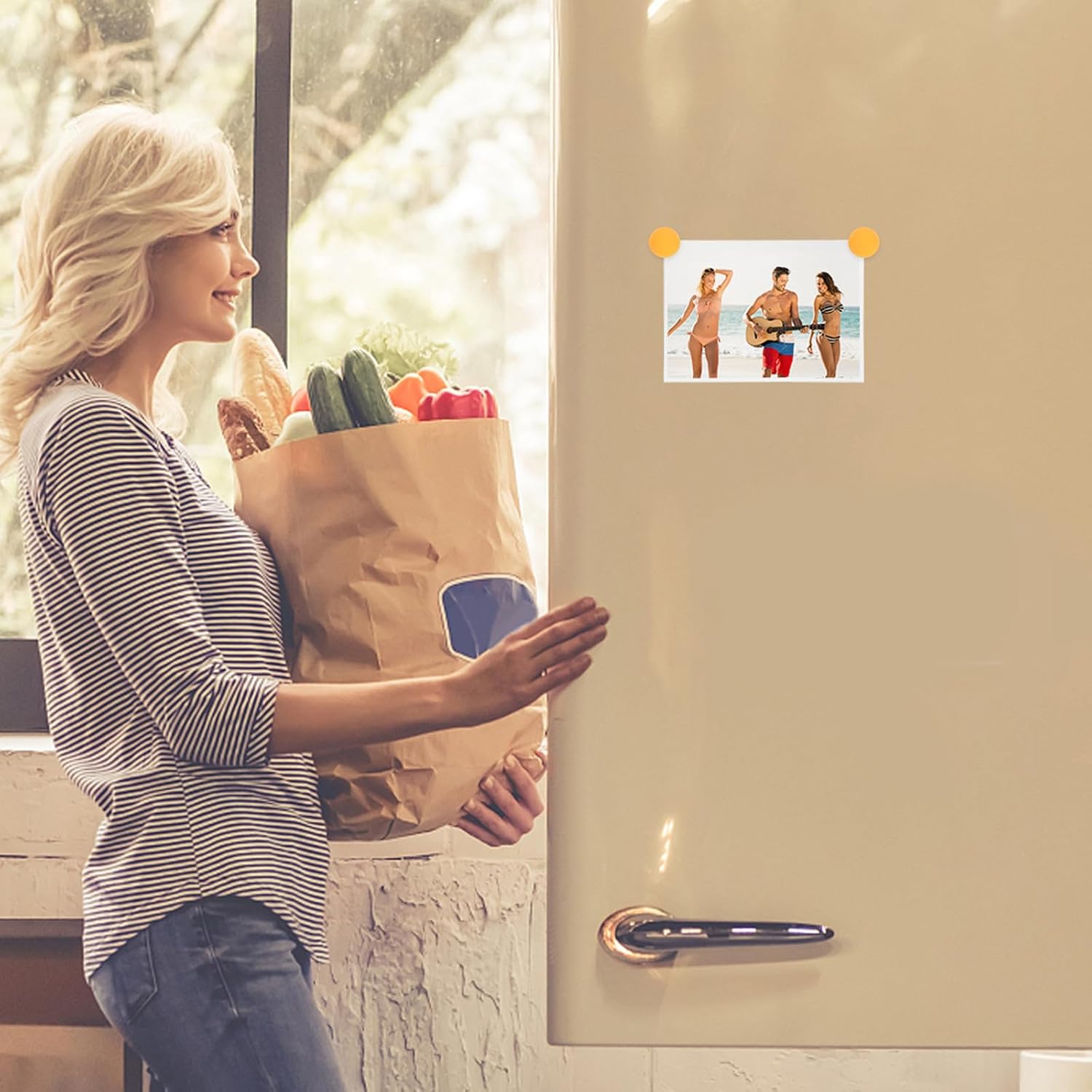 18pcs Round Fridge Magnets for Whiteboard and Office Use image 5