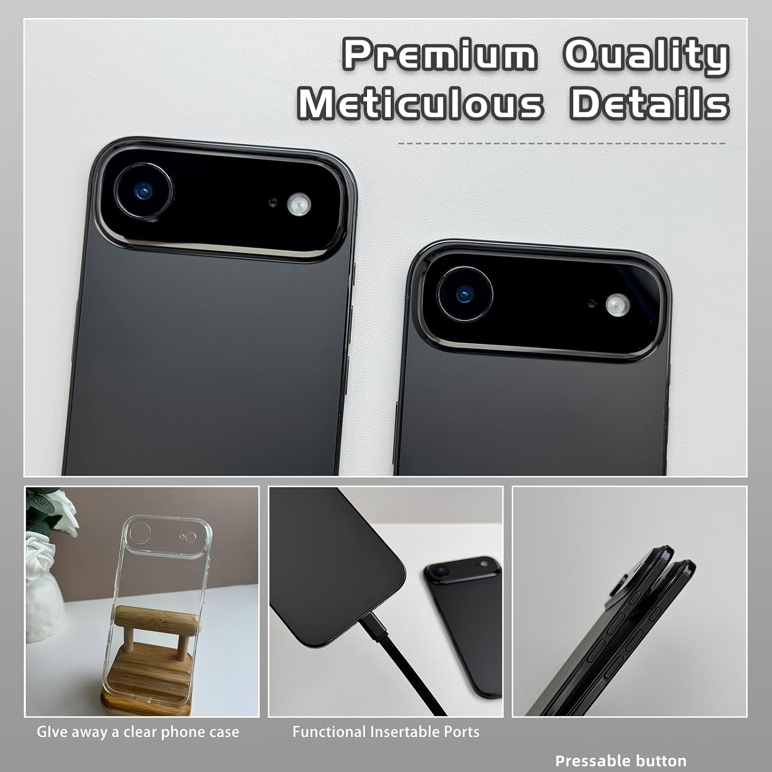 Fake Phone Dummy PropPhone, BlackScreen Decoy PhonePear PhoneNon-Working Phone17Air 17Pro Max, DisplayPhone Look Like Real Phonepro max 17Air (17Air,Black,Black Screen) Prop Mobile Phone