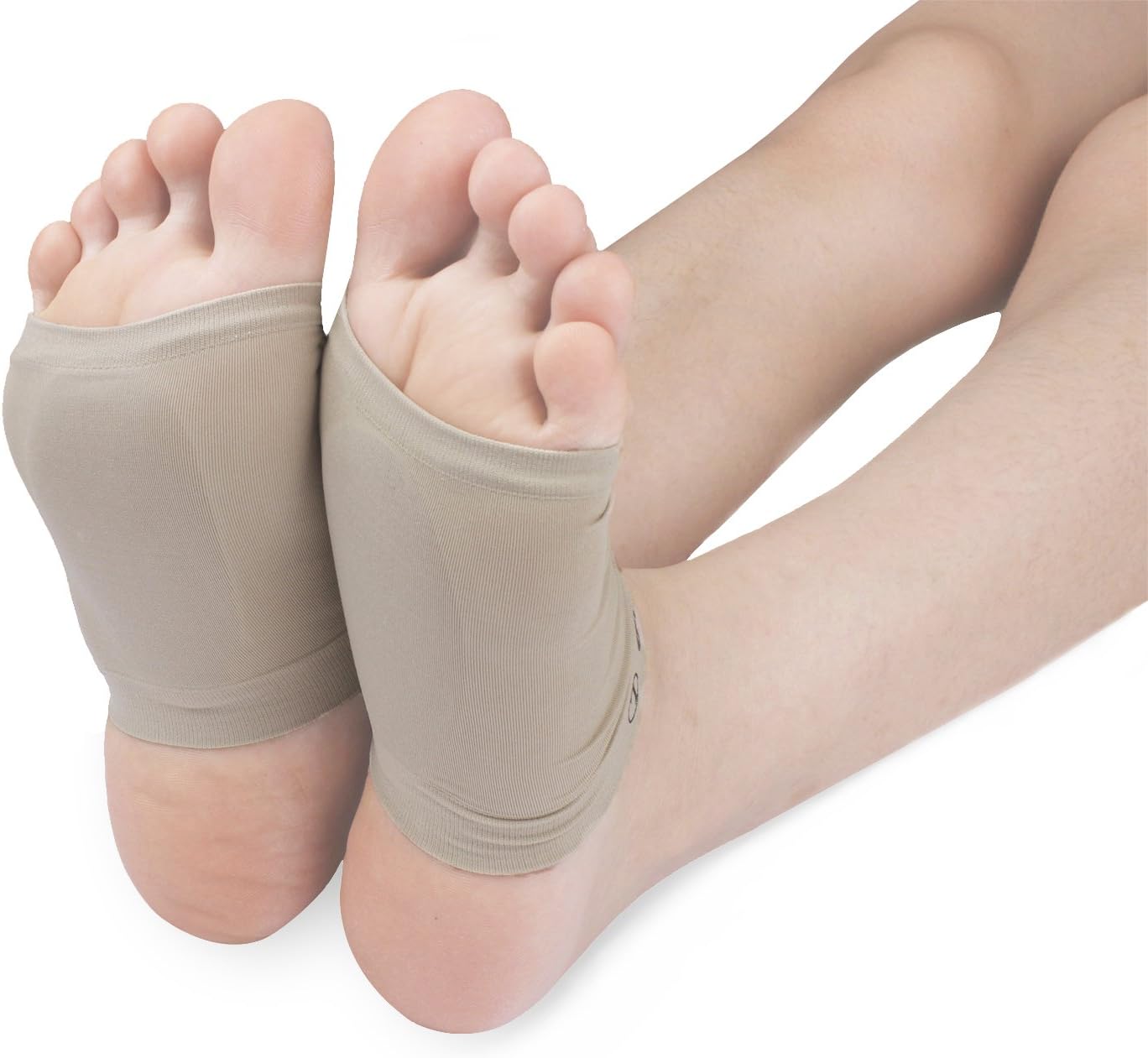 Dopobo Pair 2pcs Foot Arch Support with Silicone Wedge for Weak and Fallen Arches - Orthotics