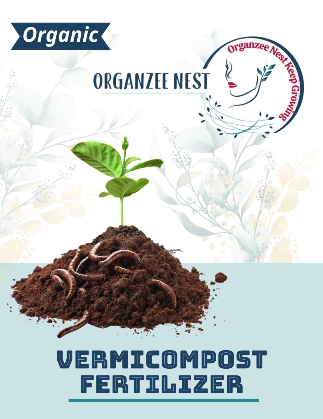ORGANEE NEST Organic Vermicompost - Nutrient-Rich Worm Castings for Healthy Plants,100% Natural Fertilizer for Gardening, Sustainable, Odor-Free, and Easy-to-Use (2Kg) (B0CTFDFB3J) Amazon Price History, Amazon Price Tracker