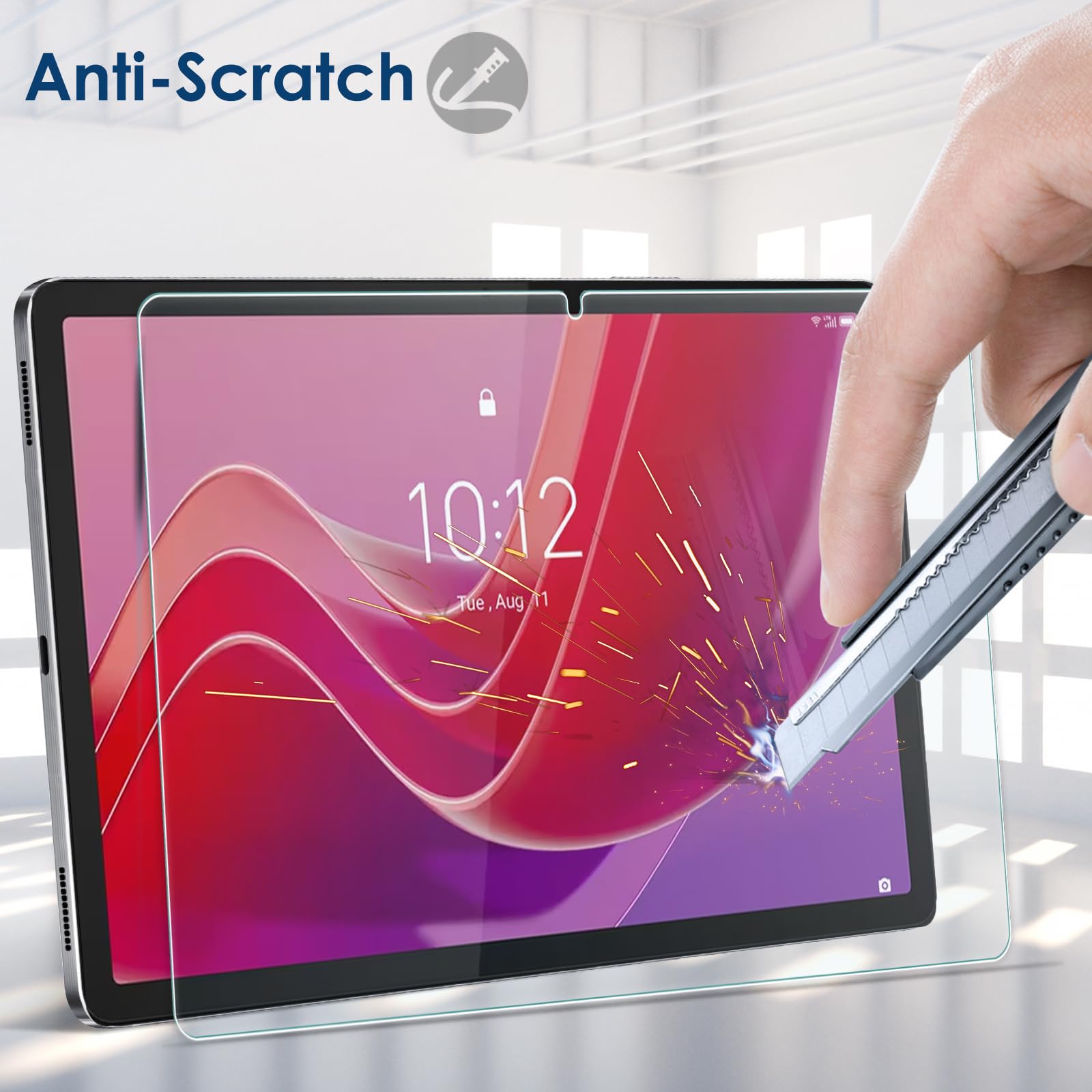 2 Pellicole Vetro Temperato Per Lenovo Tab M11 10.95" - Protezione Schermo 9H Anti-Graffio - Foto 7