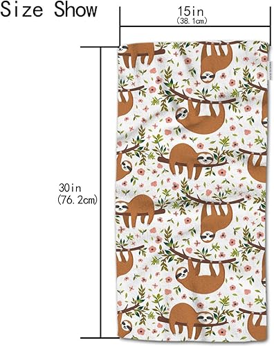 Miniatura 3 de HGOD DESIGNS Toallas de mano de girasol, hermosas toallas de mano suaves de girasol amarillo y verde, toalla de mano para baño, cocina, yoga,