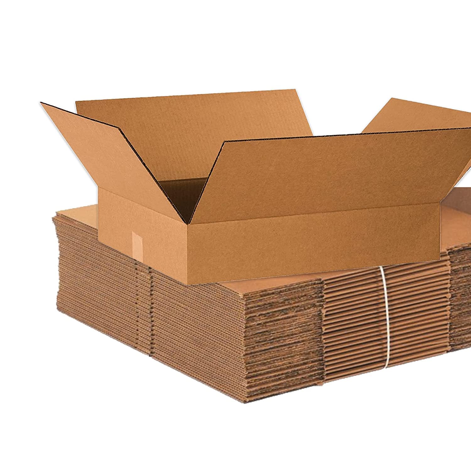 Amazon.com: BOX USA 20x16x4 Flat Corrugated Boxes, Flat, 20L x 16W x 4H