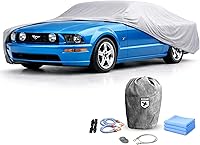 Vista 14 de Fundas para Automóvil Resistentes a la Intemperie Max Car Cover & Warranty Compatible con Ford 1979-2004 Mustang – Funda Exterior Cable Antirrobo