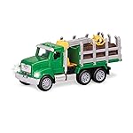 Driven by Battat 7-Inch Construction Truck Toy with Lights & Sounds, Movable Parts, Vehicle for Boys & Girls, Durable Design, Realistic Details 3+ Years Toy for Kids
