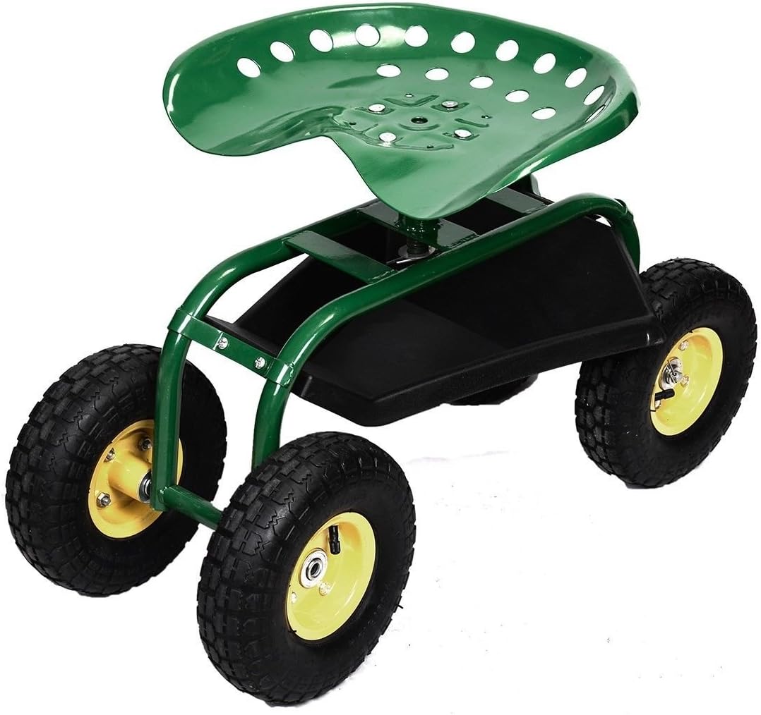 Rolling Work Seat with Tool Tray from TNM