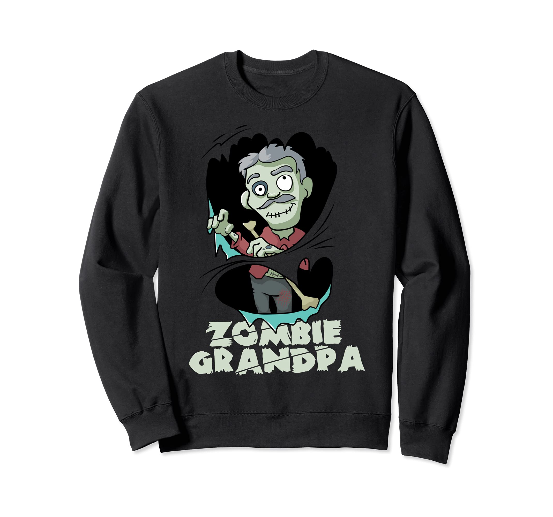 Zombie Grandpa Family Halloween Costume Tee Sweatshirt