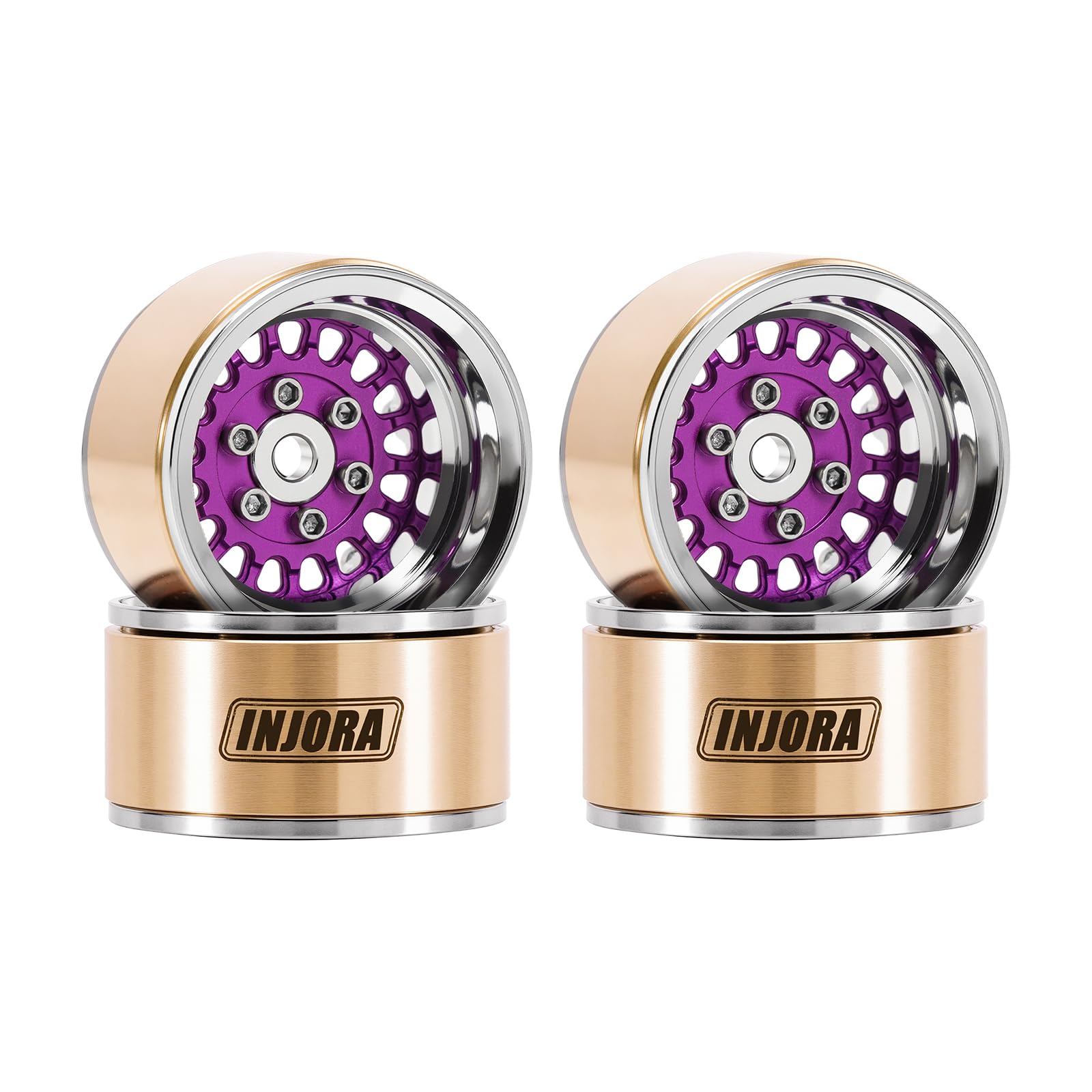 INJORA 1.3" ModuWheel -4.05mm Offset Wheels for Micro Crawlers