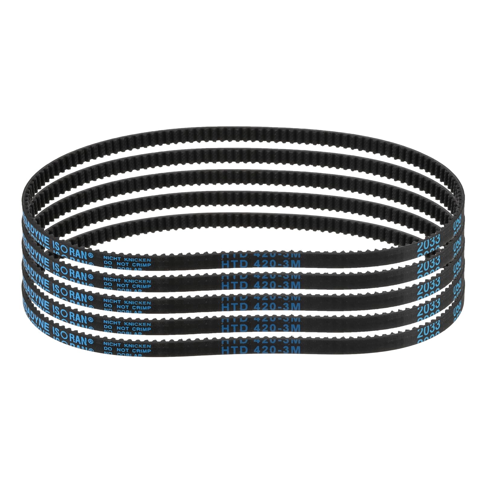 uxcell 5pcs HTD-3M Rubber Timing Belt 67 Teeth, 201mm L x 6mm Wd x 2.4mm H — Amazon image 14