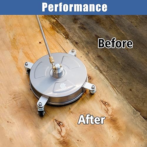 Miniatura 6 de JANZ Limpiador de superficies de 14 pulgadas, boquilla turbo y 7 puntas de boquilla