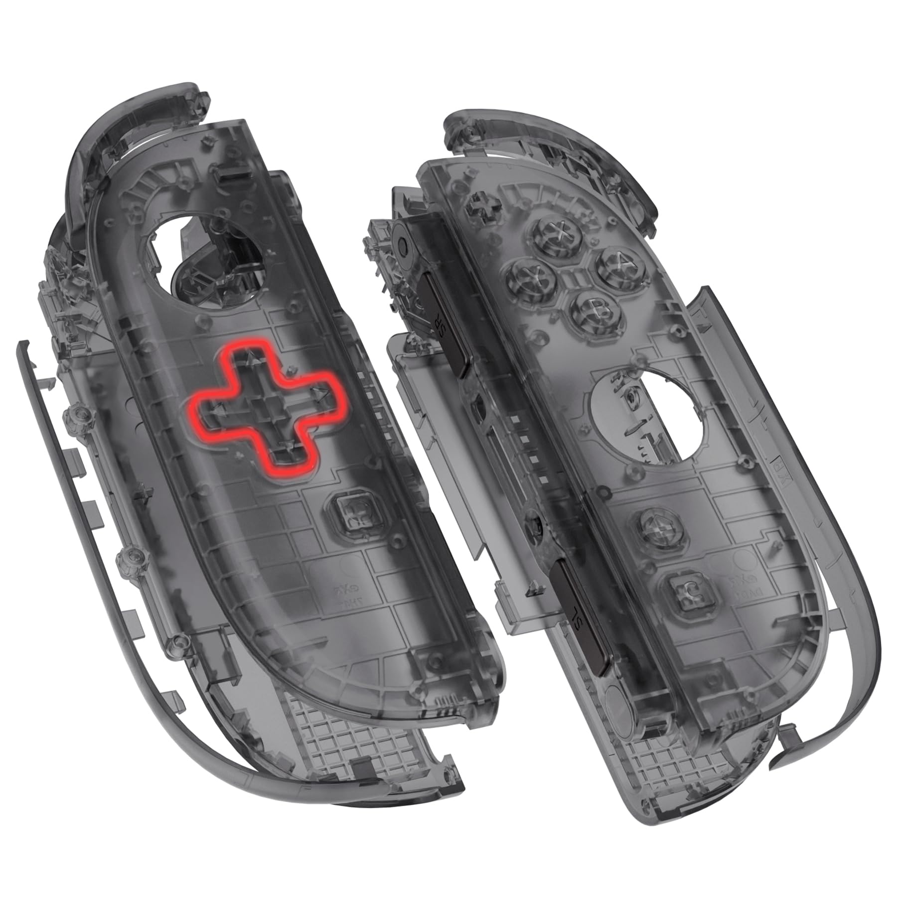 Amazon.co.jp: eXtremeRate Joycon 2対応用DIY交換シェルボタン（十字