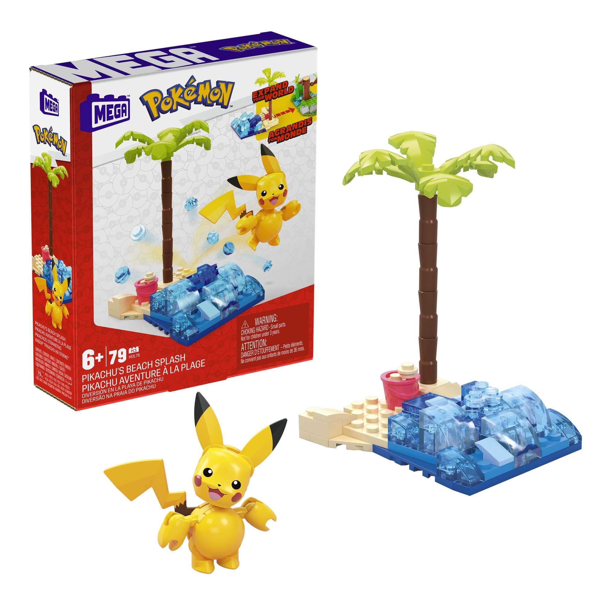 MEGA Pokémon Adventure Builder Building Set with Connectable