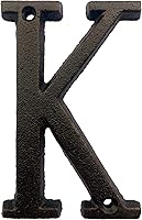 Vista 13 de BetLight Número de casa de hierro fundido de 5.5 pulgadas de alto, números de dirección de casa sólidos, elegante acabado marrón negro, fácil