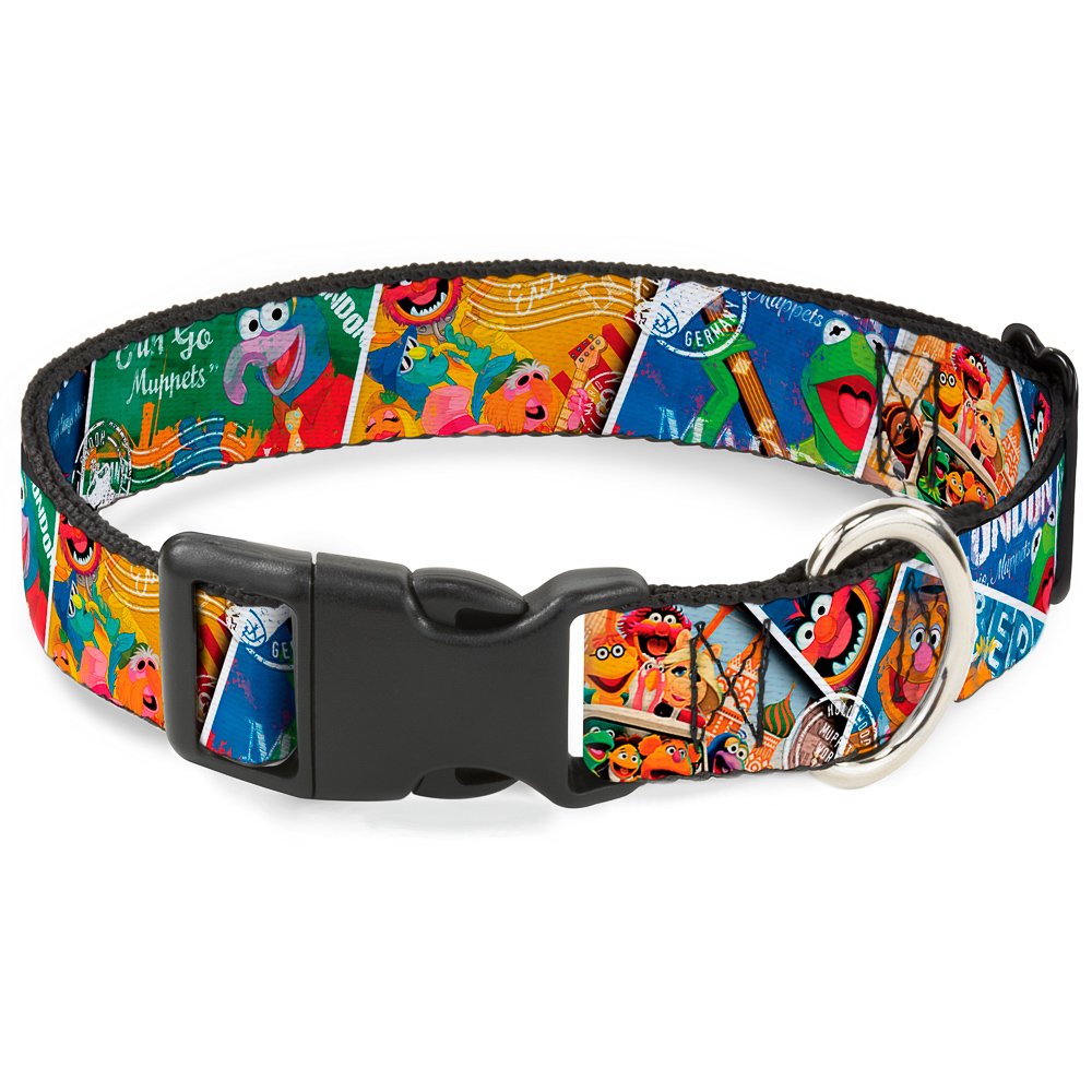 Collar de los Teleñecos de plástico Buckle Down ideal para paseos divertidos en el parque