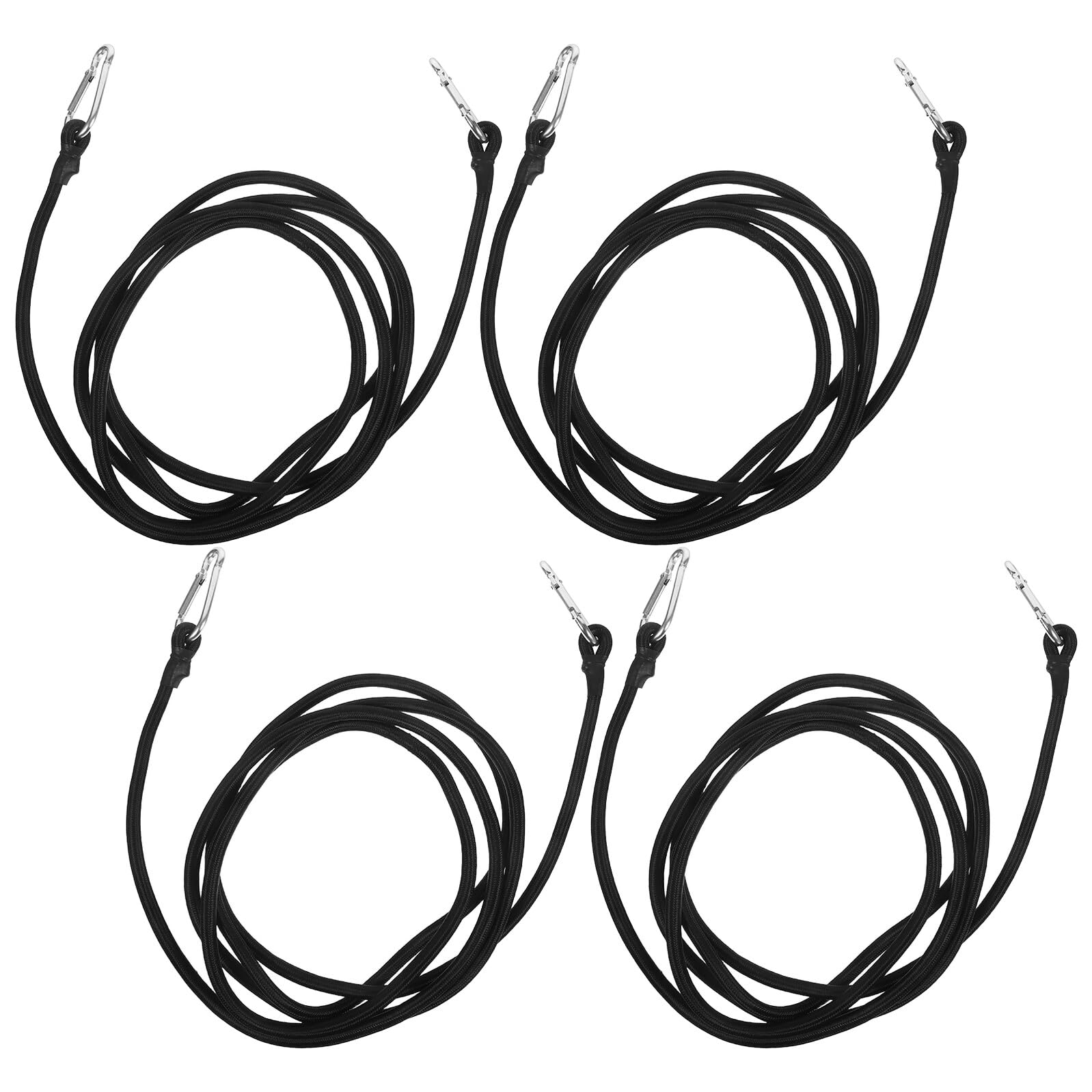 4 Stück Teiliges Motorrad Spanngurte Verstellbare Bungee Zurrgurte mit Karabiner für Sicheres Verzurren von Motorrad Mountainbike Gepäck und Transport Fahrradträger Wetterfest und