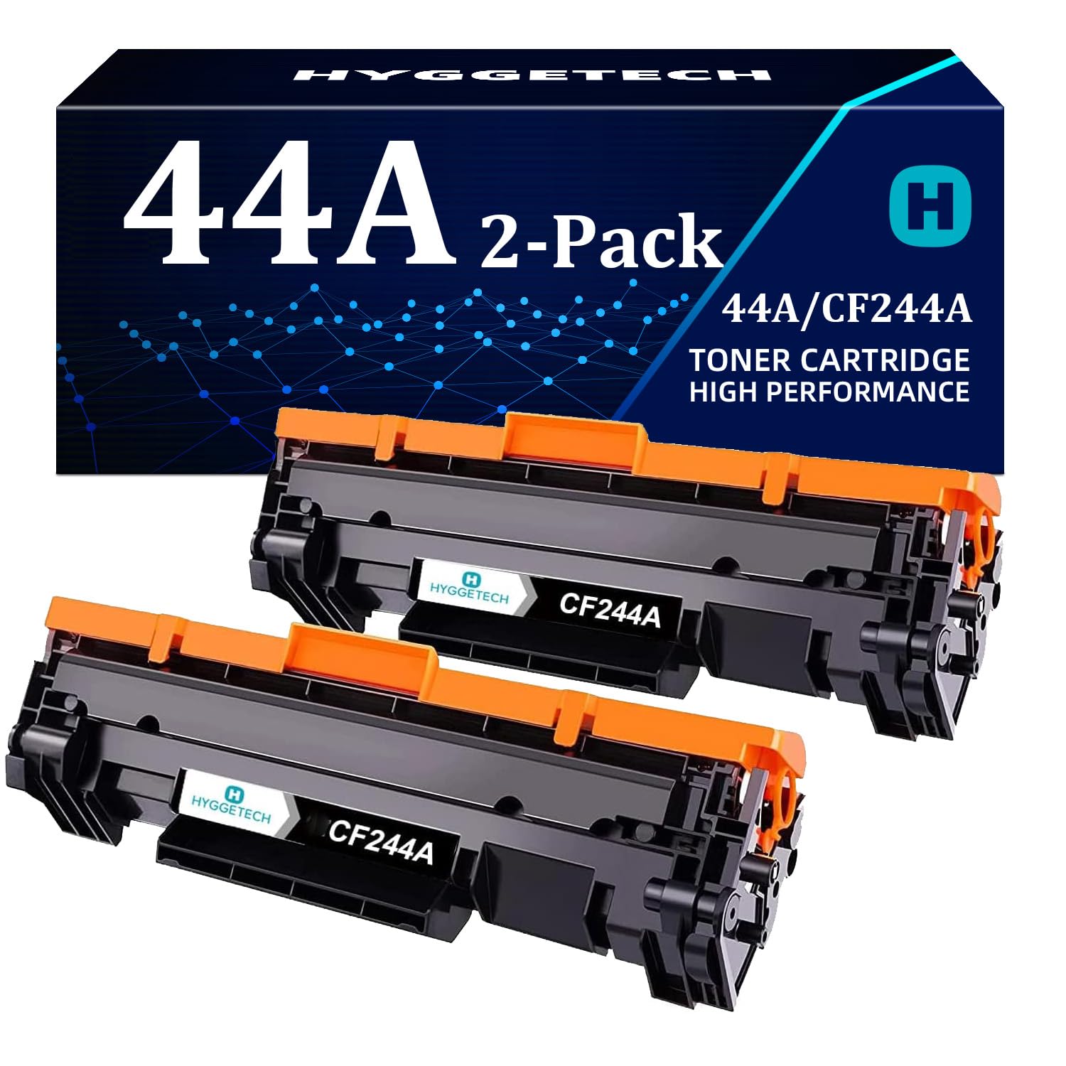 Hyggetech 44A CF244A Compatibile per HP CF244A 44A Toner per Toner HP LaserJet Pro MFP M28W M28A M15A M15W Stampanti