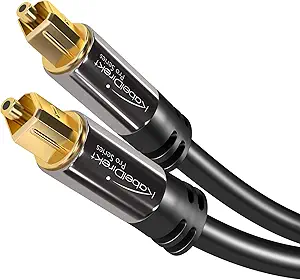 TOSLINK Cable, Optical Audio Cable – 10 feet Fiber Optic Cable for soundbars (TOSLINK to TOSLINK, Digital S/PDIF Cable, Stereo Systems/amplifiers/amps, Home Cinema, Xbox One/PS5) – CableDirect