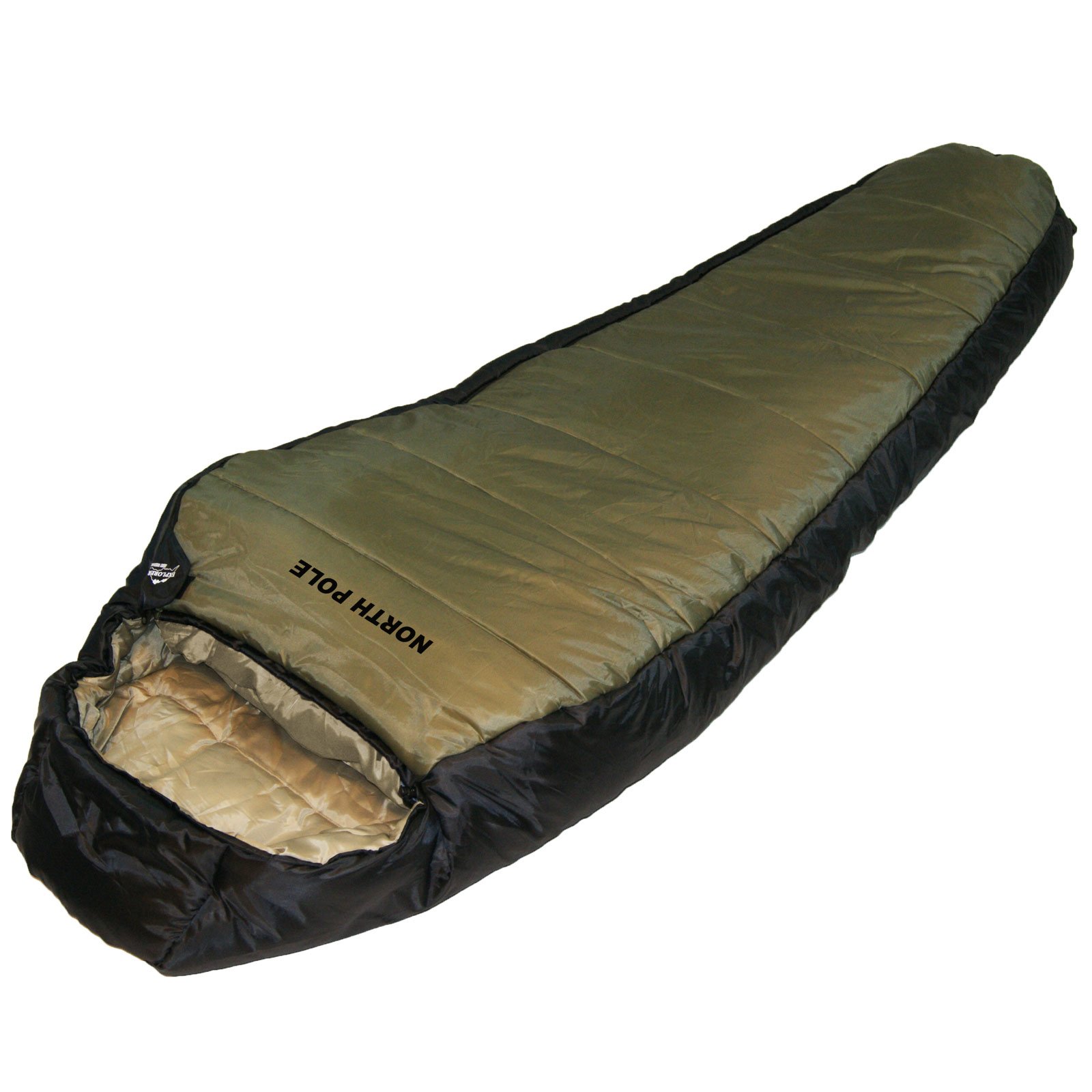 Explorer North Pole 4668 Winter Mummy Sleeping Bag -21°C 220 x 80 x 55 cm Sports & Outdoors