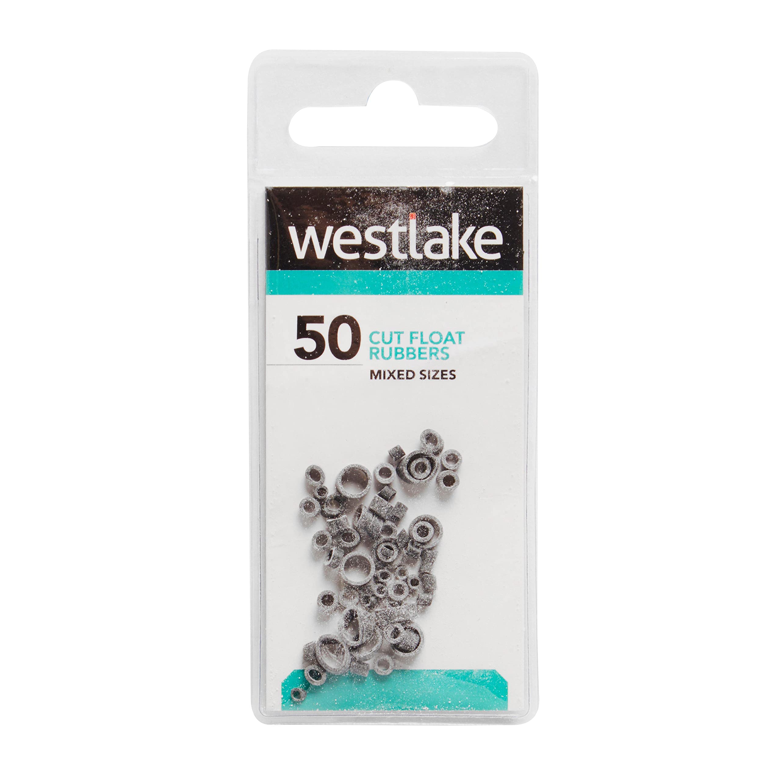 WESTLAKE Cut Float Rubbers Mixed, Natural, One Size