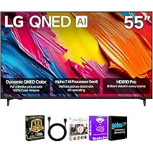 LG 55QNED70KIT1 55QNED70KI 55 inch Class QNED70A Series 4K QNED Smart TV webOS HDR WiFi Bluetooth Streaming Bundle wit