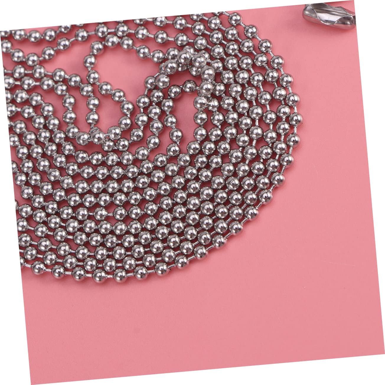 CORHAD 3set Connector Diameter Stainless Steel Ball Chain for DIY Accessories