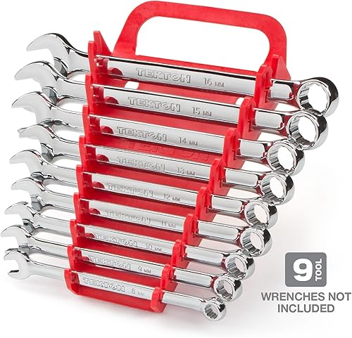 Miniatura 3 de TEKTON Soporte de llave de 9 herramientas (rojo)  79365