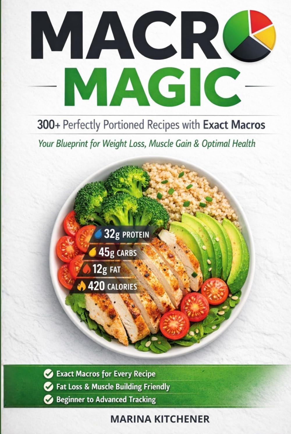 Macro Magic: The Complete Macro-Balanced Cookbook: 300+ Perfectly Portioned Recipes with Exact Macros: Your Blueprint for Weight Loss, Muscle Gain, and Optimal Health (The Metabolic Kitchen Series)