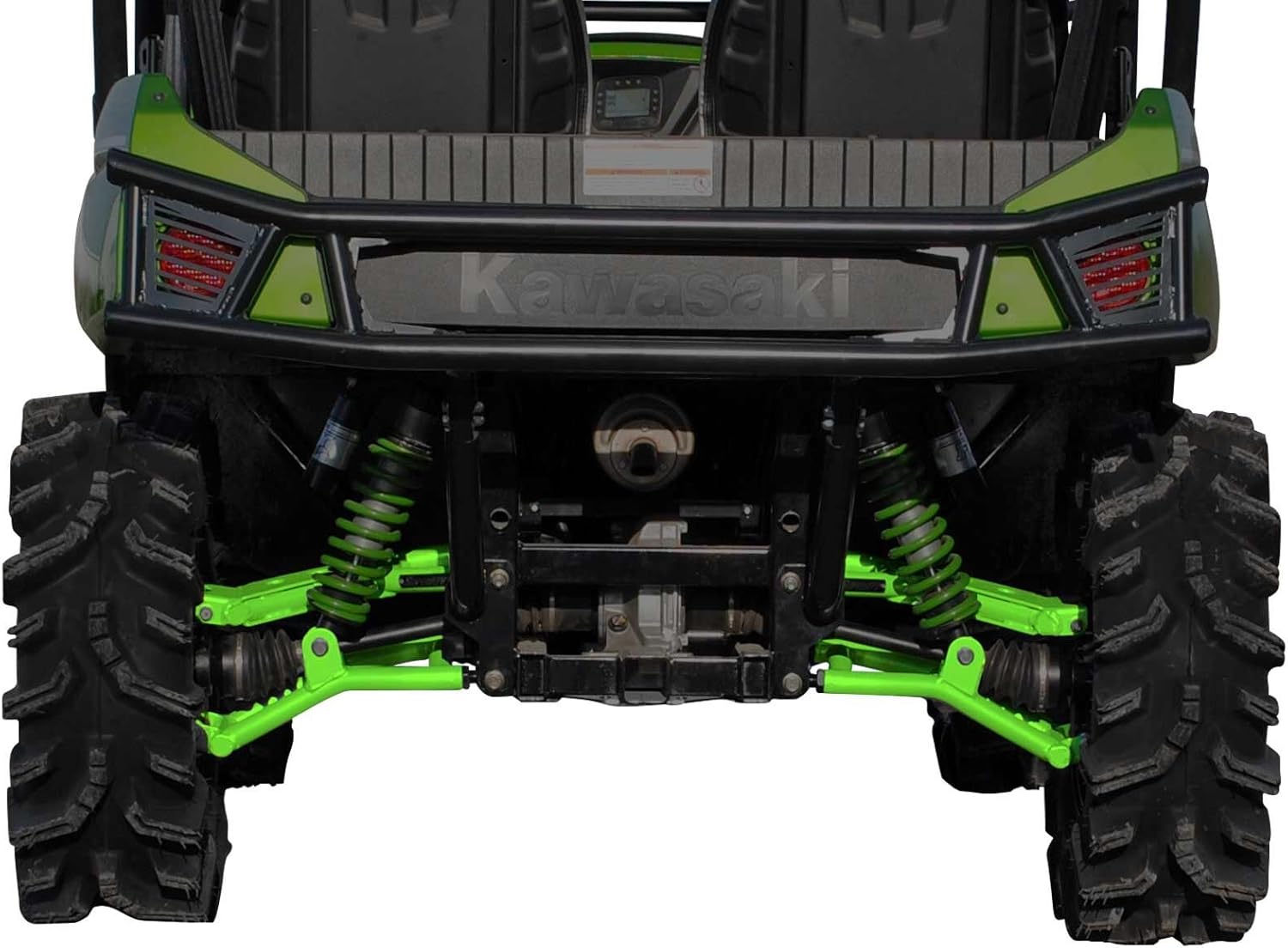 SuperATV Arched Rear A-Arms Compatible With Kawasaki Teryx/Teryx 4 (See Fitment) - Green