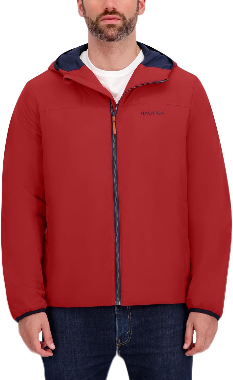 Nautica Men's Lightweight Hooded Jacket – Regular, Big & Tall Sizes Outerwear
