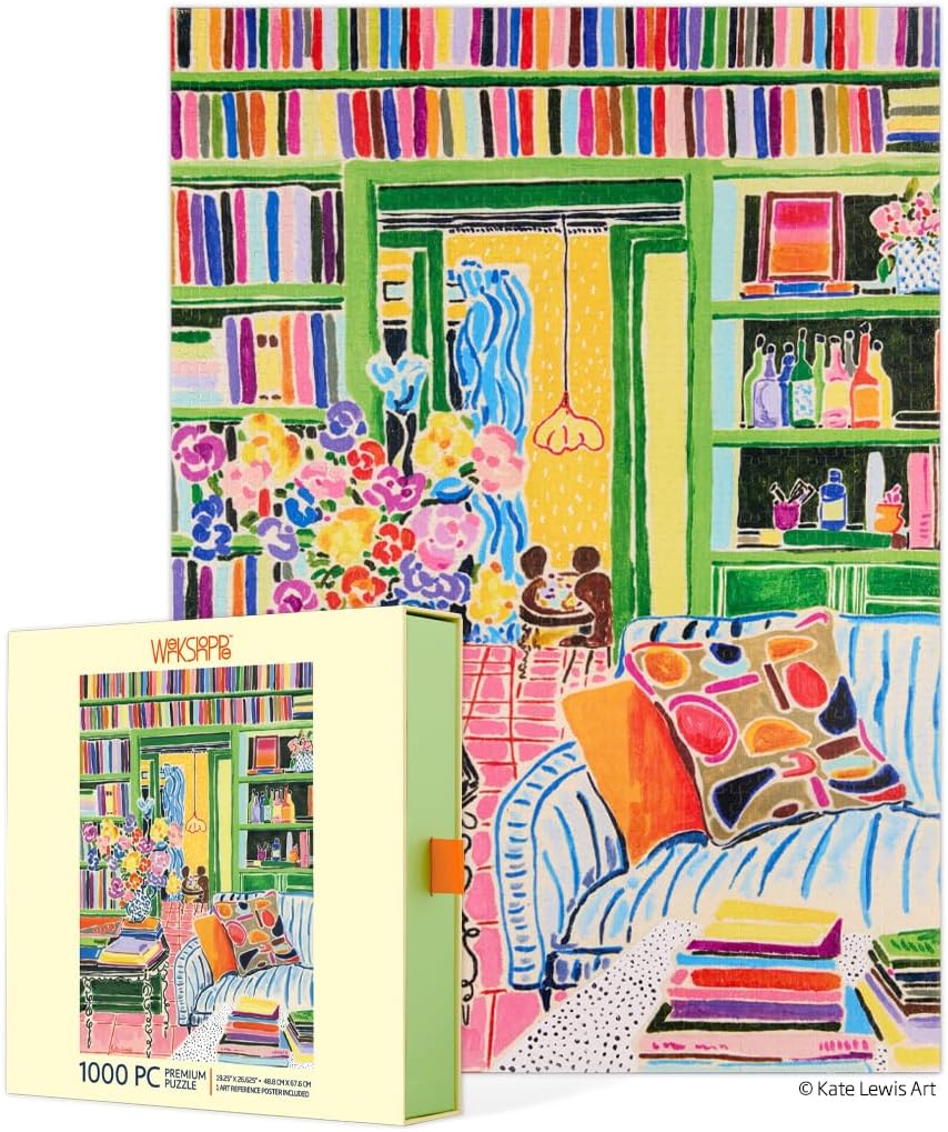 WerkShoppe Books & Bouquets 1000 Piece Puzzle