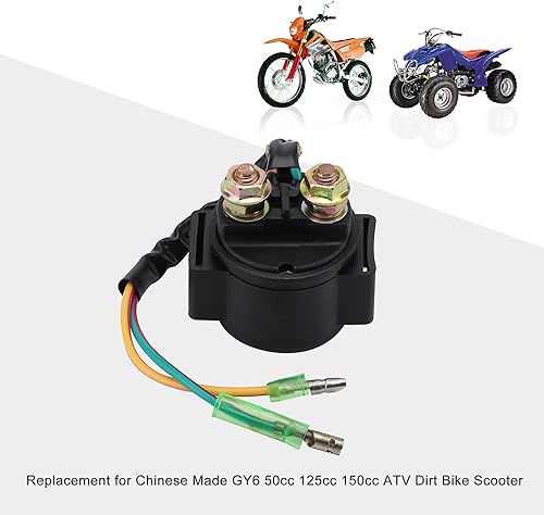 Miniatura 6 de GOOFIT Solenoide de arranque de relé sin tapa para motocicleta ATV Scooter moto de nieve