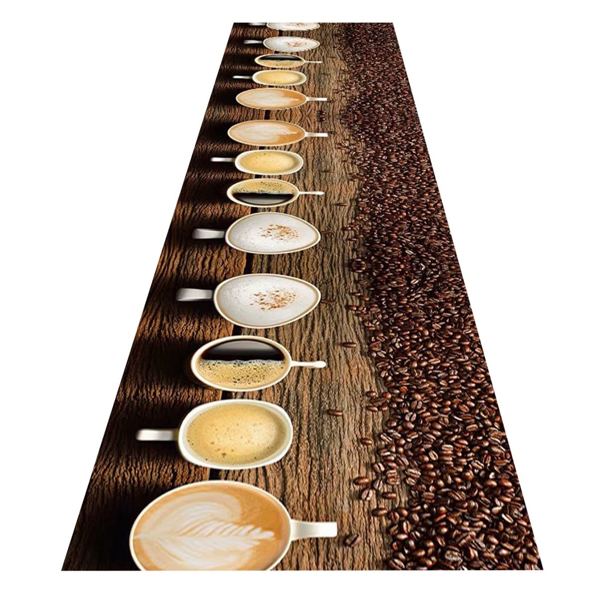 HDGZ 3D Runner Rug for Hallways Non Slip Hallway Entry Carpet Low Pile with Rubber Backing Hallway Entryway Living Dining Room Area Rug Washable Customizable Size (Size : 140x300cm)