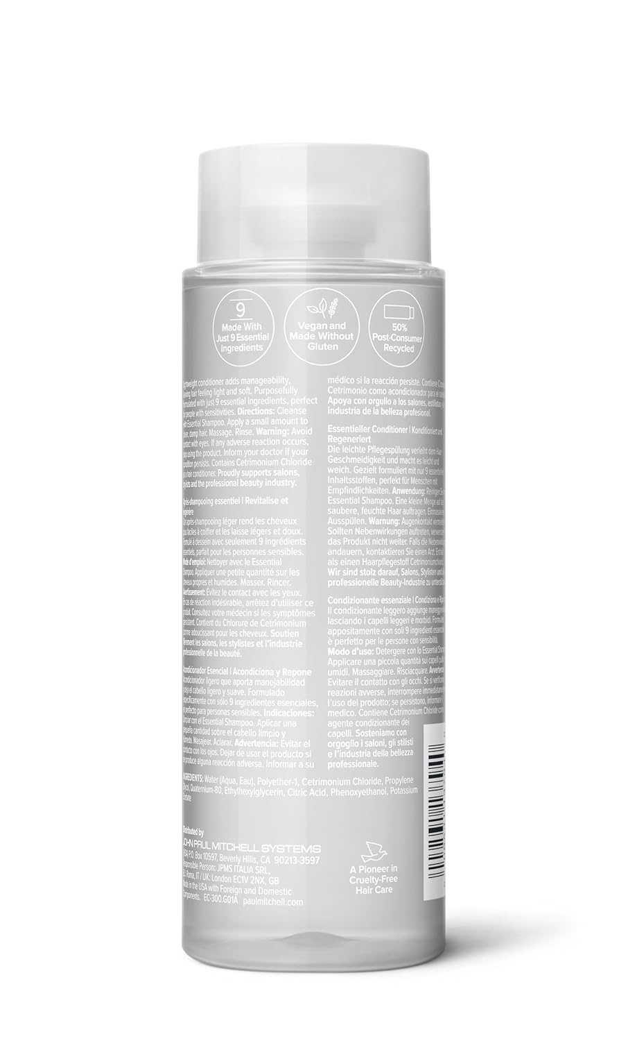 Paul Mitchell Clear Essential Conditioner, Fragrance Free, For Sensitive Scalp + Skin - Image 9