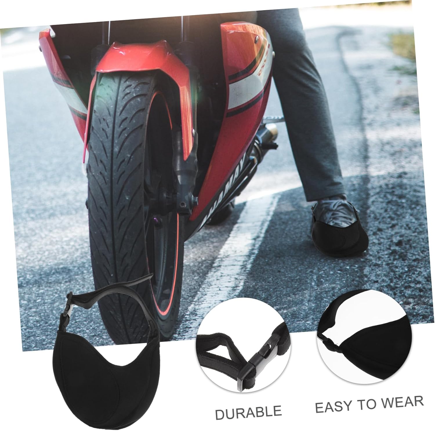 VICASKY Cycling Shoe Covers Shoe Protector Motorcycle Gear Boot Cover Cycling Gear-Shift Shoe Cover Motorbike