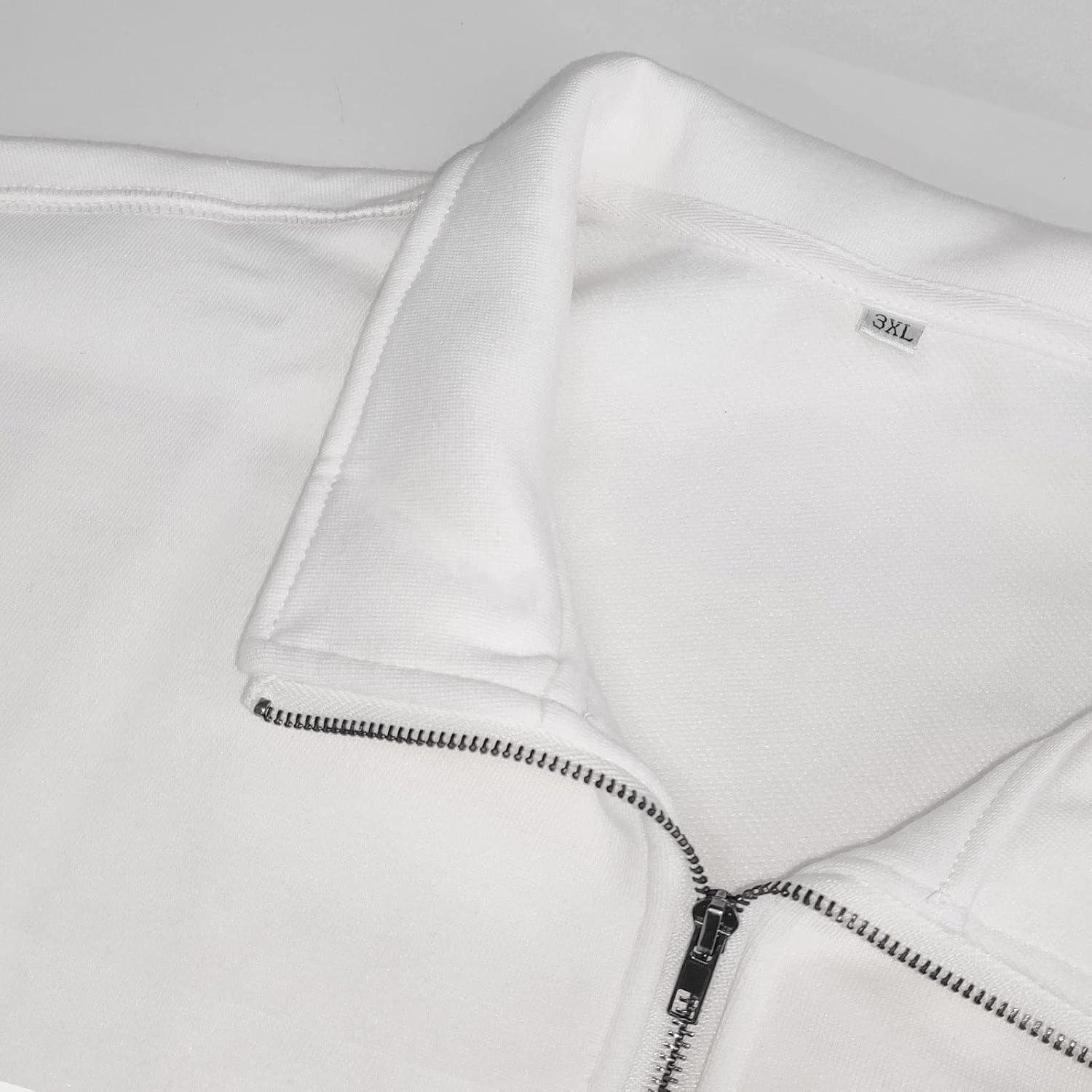 H HYFOL Men's USA Flag Graphic Pocket Pullover American Patriotic 1/4 Zip Stand Collar Long Sleeve Sweatshirts - Image 6