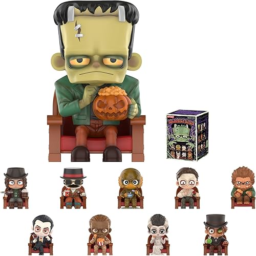 POP MART Universal Monsters Alliance Series Figuras, figuras universales de caja ciega, figuras de acción de diseño aleatorio, juguetes