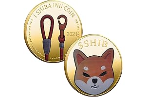 Gold Shiba Inu Shib Coin: Collectible 1oz Commemorative with Protective Case
