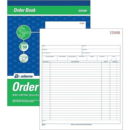 Carbonless 2-Part Sales Order Forms 5 Books / 75 Sets Per Book - Foto 6