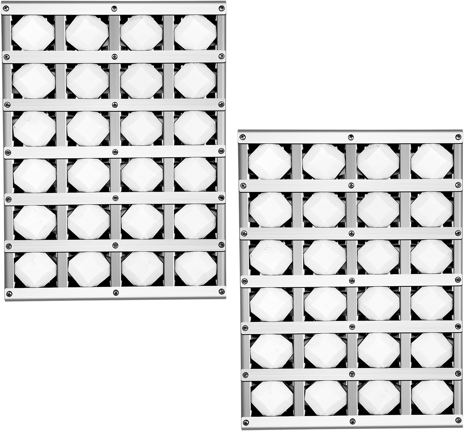 S23218-38Y Briquette Tray Assembly for Delta Grill Replacement Parts,2 Pack Heat Plates Tent Shield for Delta DHBQ26G-N DHBQ26G-L Grill Parts with Ceramic Rods