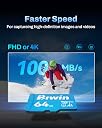Biwin MS100 64GB microSDXC UHS-I, 100MB/s Read, 50MB/s Write, V30 U3 A1, 4K Video microSD Card for Smartphones, Tablets, Home & Network Cameras, and Dash Cams gallery image