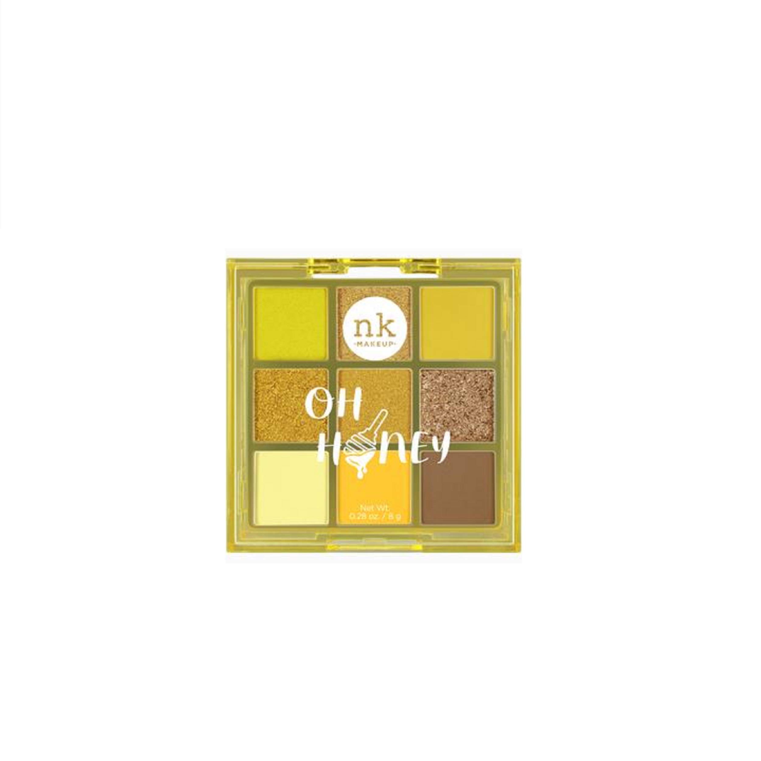 Nicka K Pop Neon Nine Color Palette, Shimmery Finish - Oh Honey, Multicolor, 8g