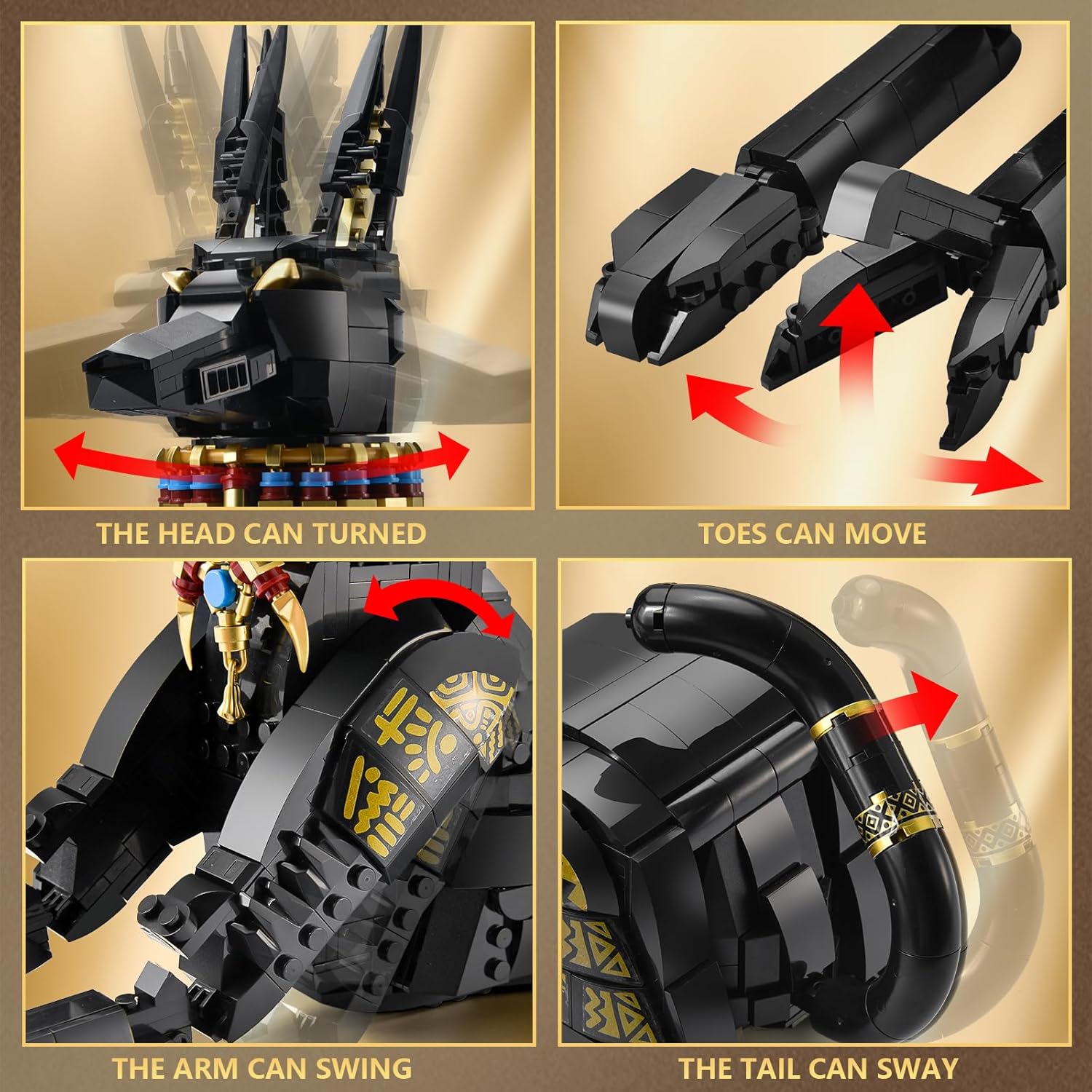 BNG Dog Building Set for Adults,Animal Dog Model Building Blcoks for Home Decor,Easter Gifts for Adult and Boy(1208PCS)