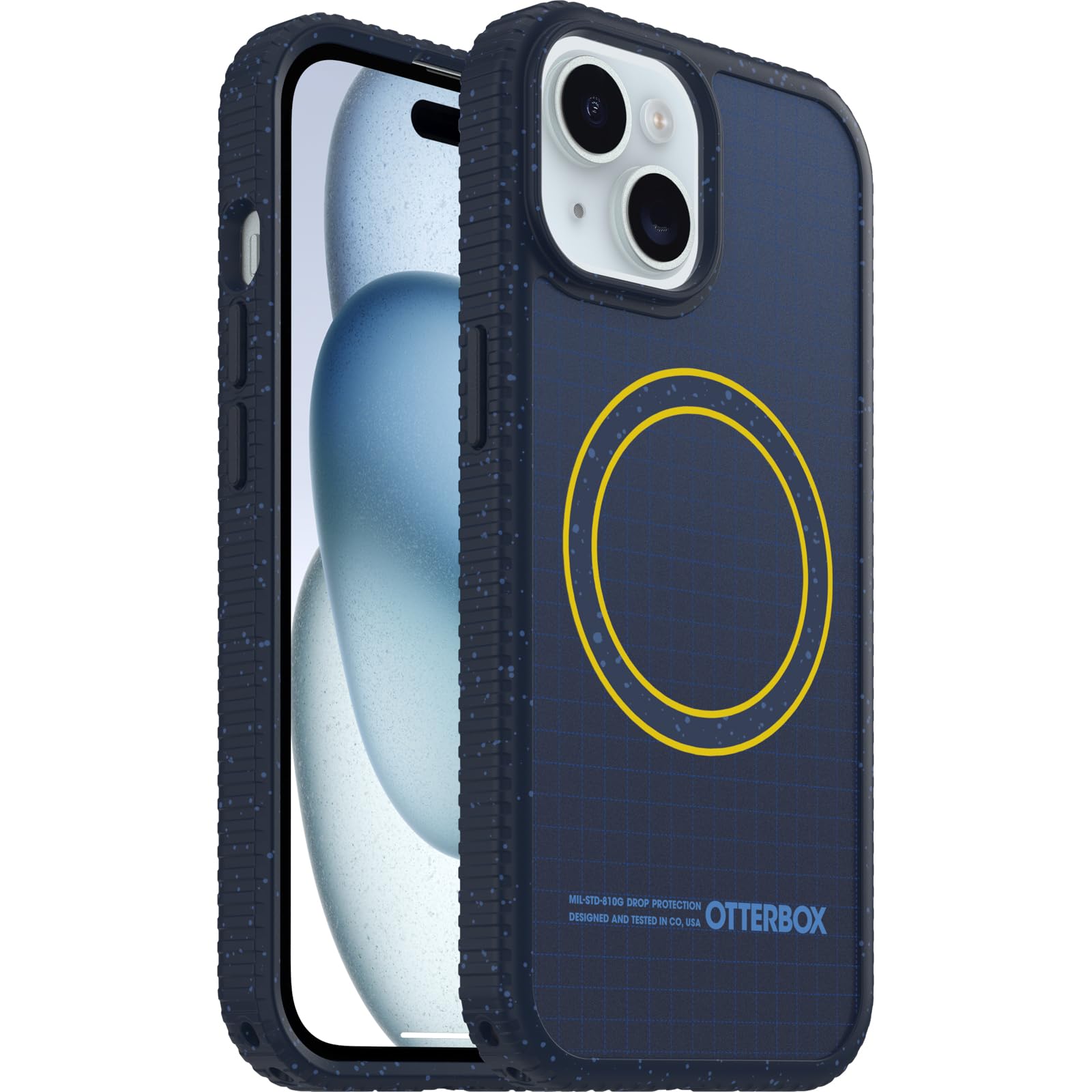 Otterbox Sole Series MagSafe Funda para iPhone 17e, 16e, 15, 14, 13, Resistente a Golpes y caídas, Funda Protectora Fina, Testada 5X con los estándares Militares anticaídas, Azul