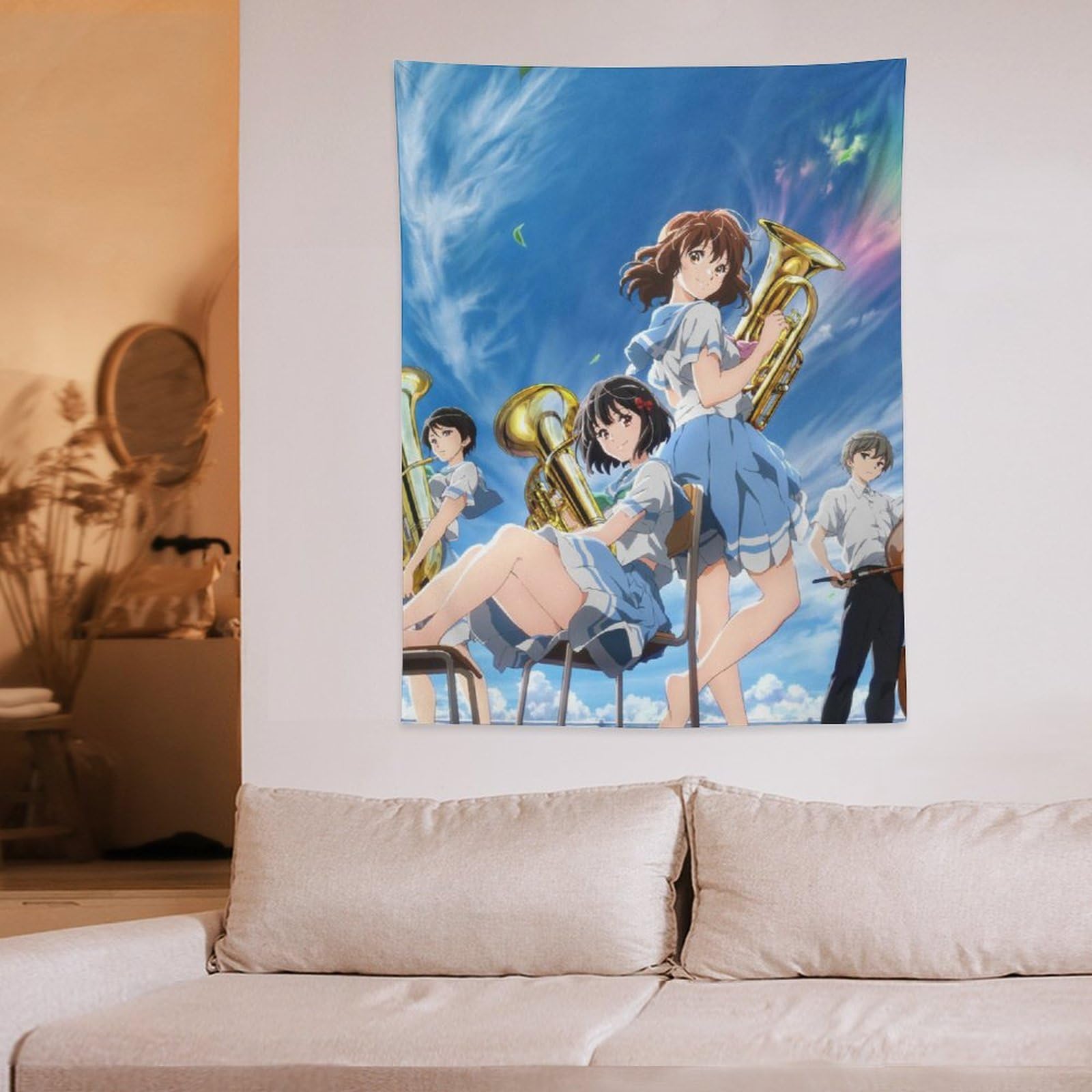 Amazon.co.jp: 響け！ユーフォニアム タペストリー 壁掛け 装飾品